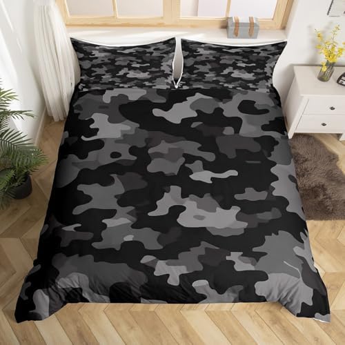 Erosebridal Army Camo Duvet Cover Set Twin Size