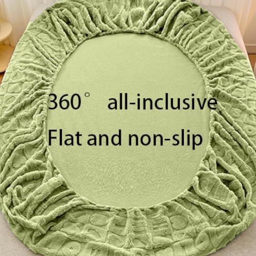 FCLDESHOP Flannel Mattress Pad Cover 190x200cm