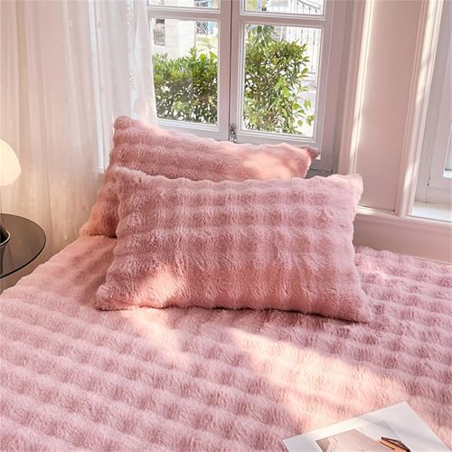 BYHIP Flannel Velvet Mattress Protector Soft Warm Full Size 60x78