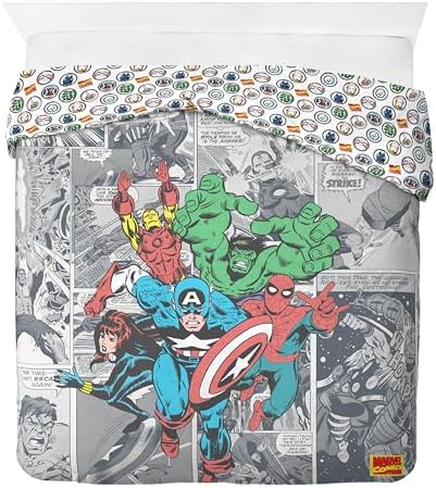 Jay Franco Marvel Duvet Cover Set 3 Piece Kids Bedding