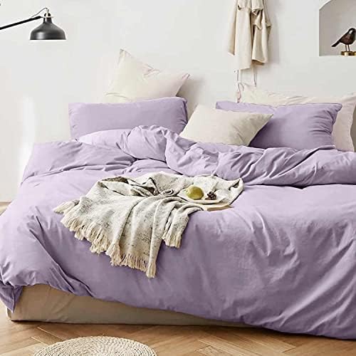 ETDIFFE Lavender Duvet Cover Twin XL Set 2pc 1