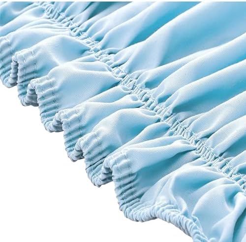 HIGH LANE BEDDING Twin Wrap Around Bed Skirt Light Blue 16 Drop