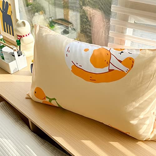 LIWHENHAO Cute Cat Duvet Cover Set Twin 100 Cotton 1