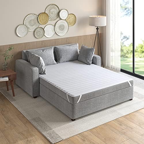 Madison Park Essentials Waterproof Sofa Bed Mattress Pad - Queen 60x72 White
