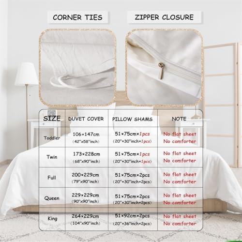 Feelyou Western Aztec Duvet Cover Set 3Pcs