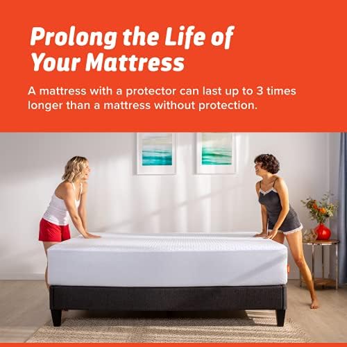 Layla Mattress Protector Queen - Breathable and Liquid Proof