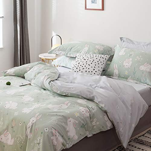 BlueBlue Rabbit Kids Duvet Cover Set Queen