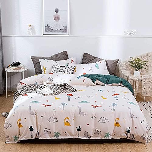 Feelyou Dinosaur Duvet Cover Set for Kids
