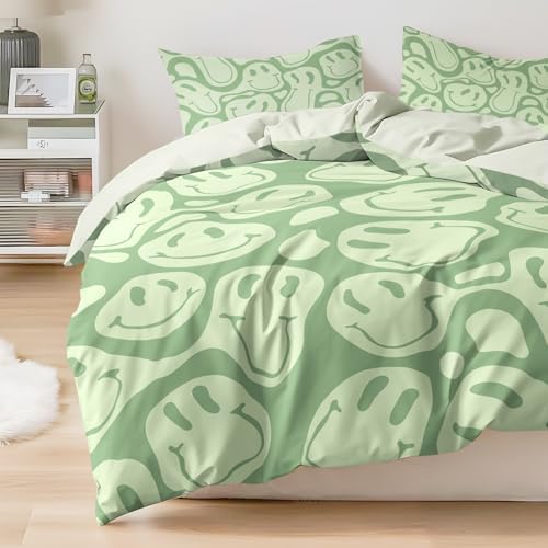 Watbro Retro Hippie Duvet Cover Set 3PCS Queen