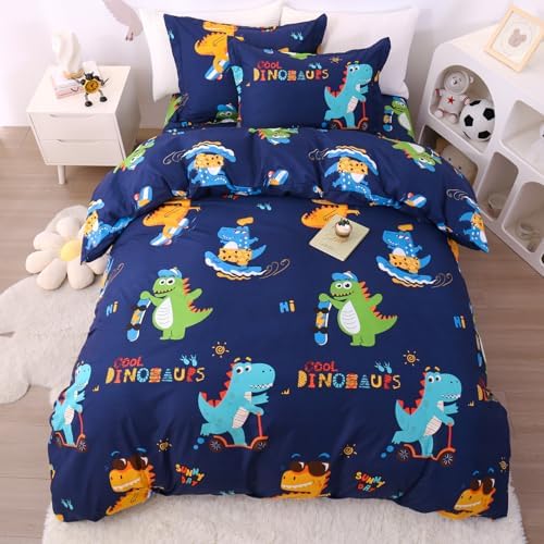 JSD Sports Dinosaur Kids Duvet Cover Set Twin Size
