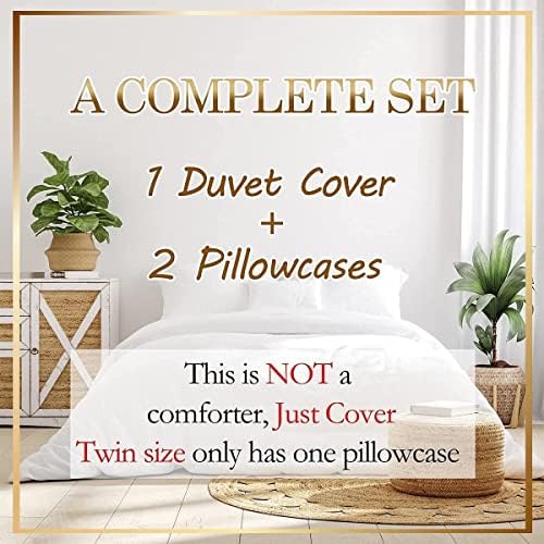 Manfei Cute Unicorn Queen Duvet Cover Set with Rainbow Stars