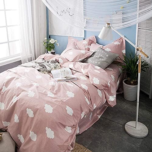 BuLuTu Cloud Print Kids Duvet Cover Set Twin 1