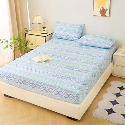 BYHIP Waterproof Mattress Protector with Fitted Sheet Pillowcase