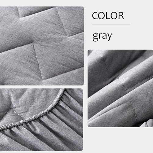 LDLCYCN Queen Mattress Protector Deep Pocket 150x200cm