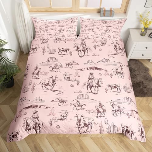 Feelyou Kids Western Duvet Cover Set Twin Size