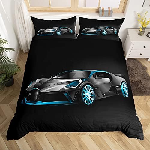 Feelyou 3D Sports Car Duvet Cover Set Twin Size