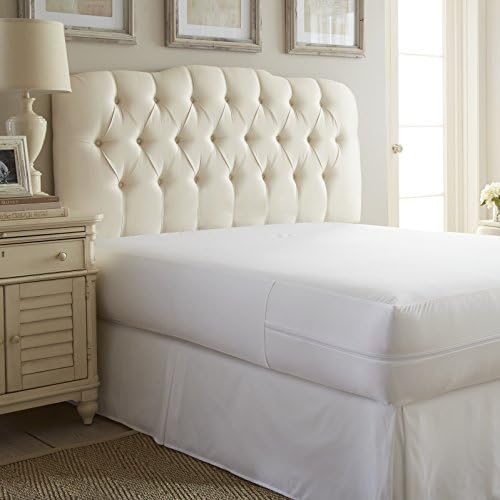 Simply Soft Bed Bug Mattress Protector Queen Size White