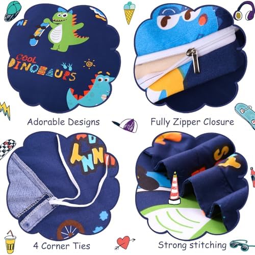 JSD Sports Dinosaur Kids Duvet Cover Set Twin Size