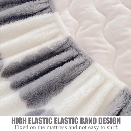 Velvet Mattress Protector with Non-Slip Design for Comfortable Sleep