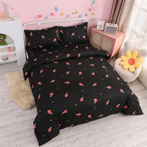 Erosebridal Cute Mushroom Duvet Cover Set 1