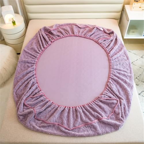 BYHIP Velvet Mattress Protector with Deep Pocket for King Mattress