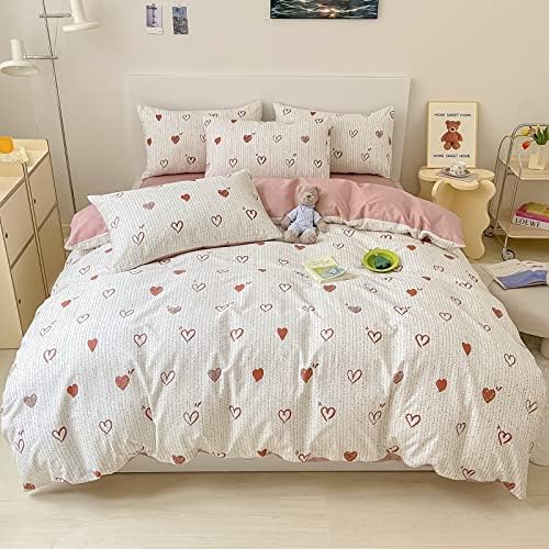 BlueBlue Heart Kids Duvet Cover Set Queen