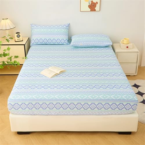 BYHIP Waterproof Mattress Protector with Fitted Sheet Pillowcase