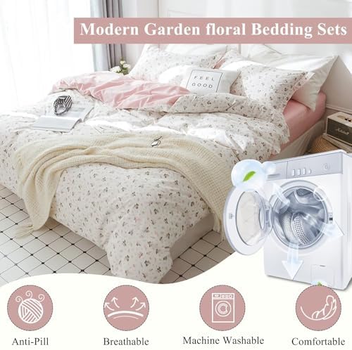 VClife Girl Floral Duvet Cover Set 1