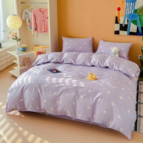 LIWHENHAO Cat Duvet Cover Set Queen 100 Cotton 1