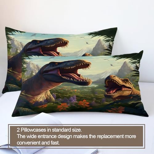 LTAETHC Dinosaur Duvet Cover Twin Set