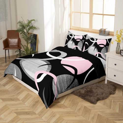 Feelyou Modern Geometric Duvet Cover Set