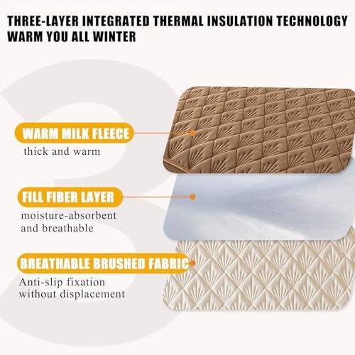 Queen Milk Velvet Mattress Cover with Deep Pocket