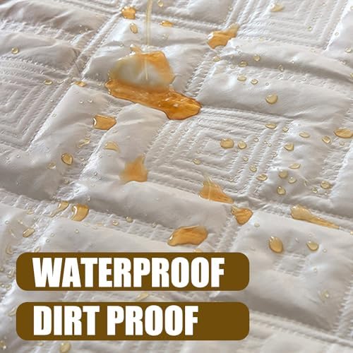 Waterproof Queen Mattress Protector with 360 Elastic Bands