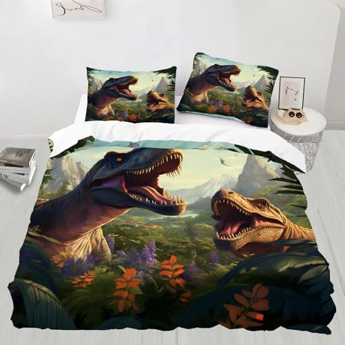 LTAETHC Dinosaur Duvet Cover Twin Set