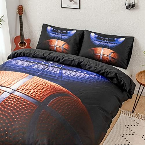 Homebed 3D Basketball Duvet Set for Teen Boys