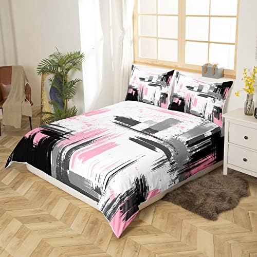 Feelyou Abstract Art Duvet Cover Set for Kids