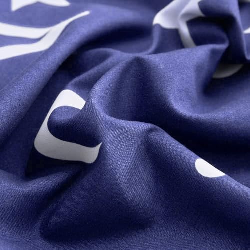 Feelyou Galaxy Glow Duvet Cover Set - Purple Starry Night
