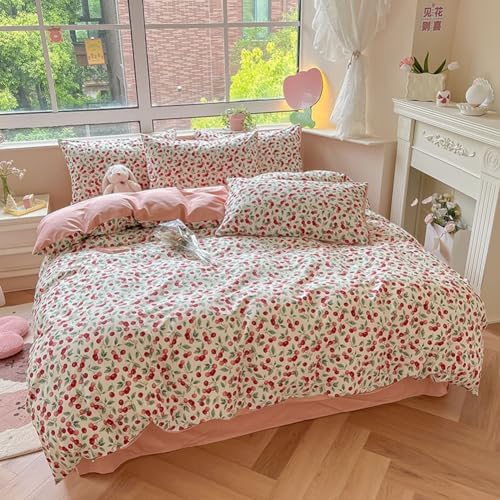 BlueBlue Cherry Kids Duvet Cover Set Queen 1
