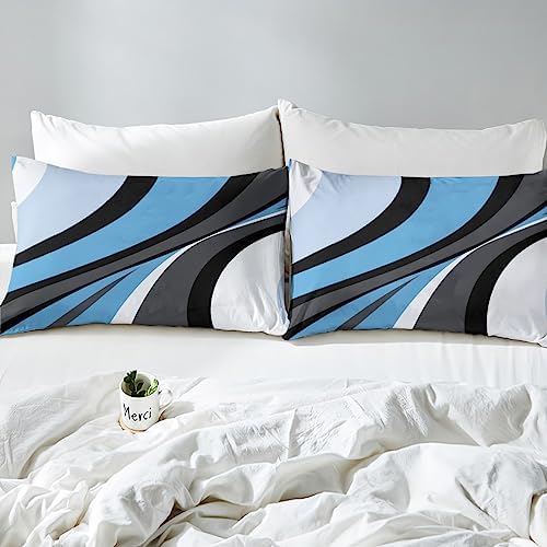 Erosebridal Boys Geometric Duvet Cover Set