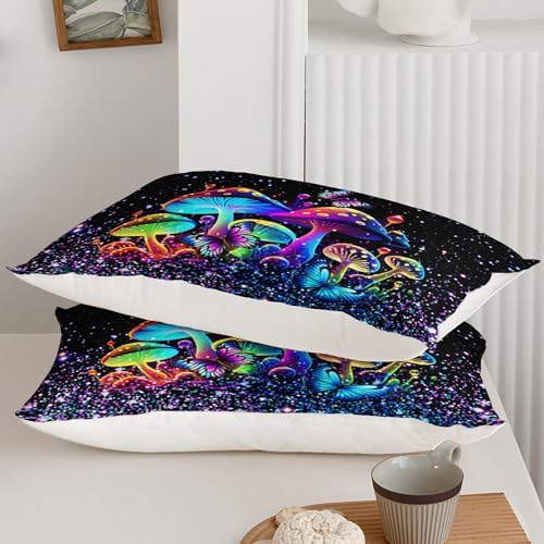 AILONEN Mushroom Duvet Cover Set 3 Piece