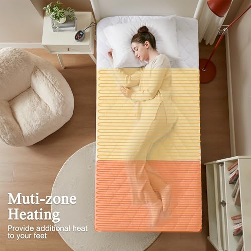 Beautyrest Heated Mattress Pad with 20 Settings and Auto Shut Off