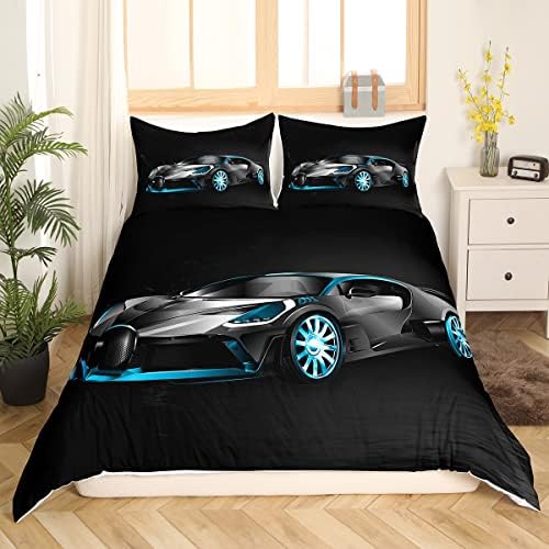 Feelyou 3D Sports Car Duvet Cover Set Twin Size