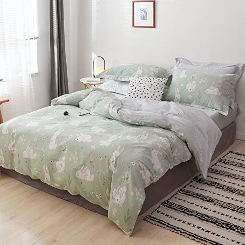 BlueBlue Rabbit Kids Duvet Cover Set Queen