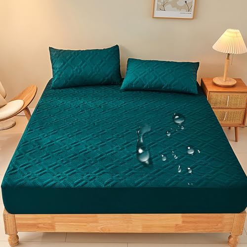 Waterproof Mattress Protector Queen Size Non-Slip Skin-Friendly