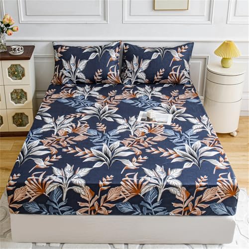 Waterproof Mattress Protector for Queen Mattress Breathable Soft Fade Resistant
