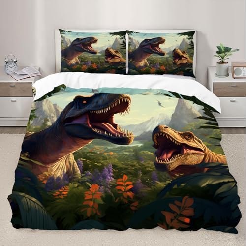 LTAETHC Dinosaur Duvet Cover Twin Set