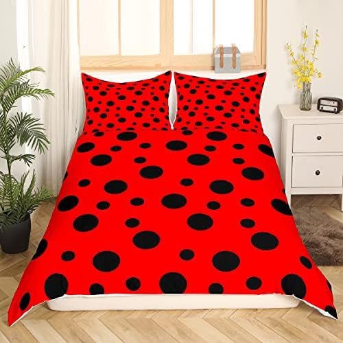 Castle Fairy Ladybug Duvet Cover Set Queen Size