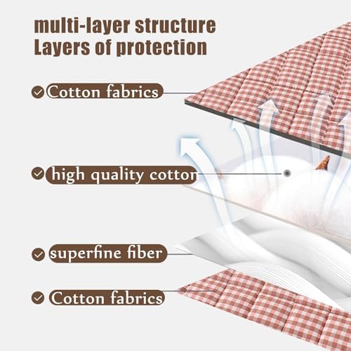 LDLCYCN King Size Mattress Protector with Elastic Straps 1