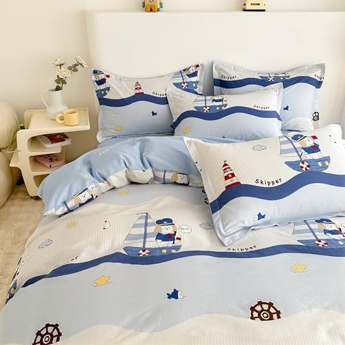 MorroMorn 3PCS Twin Duvet Cover Set for Kids