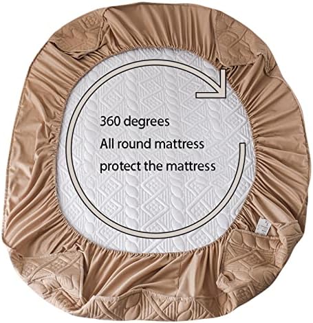 FCLDESHOP Dark Grey Mattress Protector 100x200cm